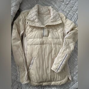 Lululemon Down Pullover, Cream
